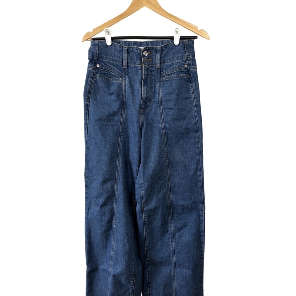 Universal Thread Extra High Rise Wide Leg Jeans Dark Wash 6R